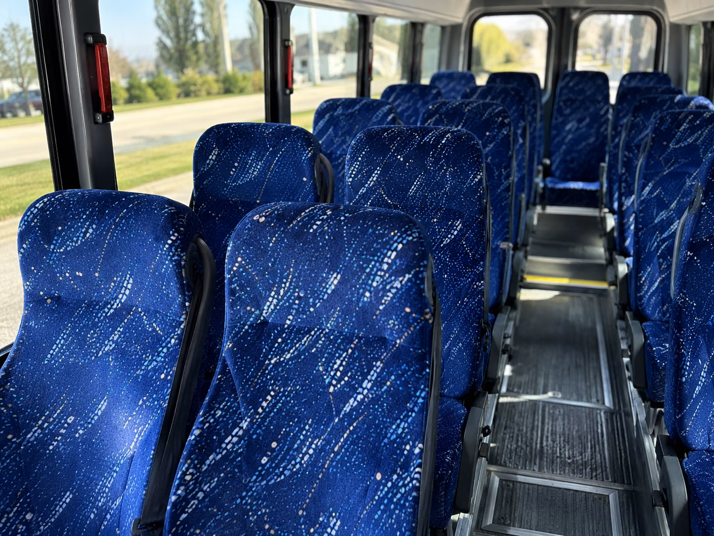 hillsboro 18 passenger minibus inside