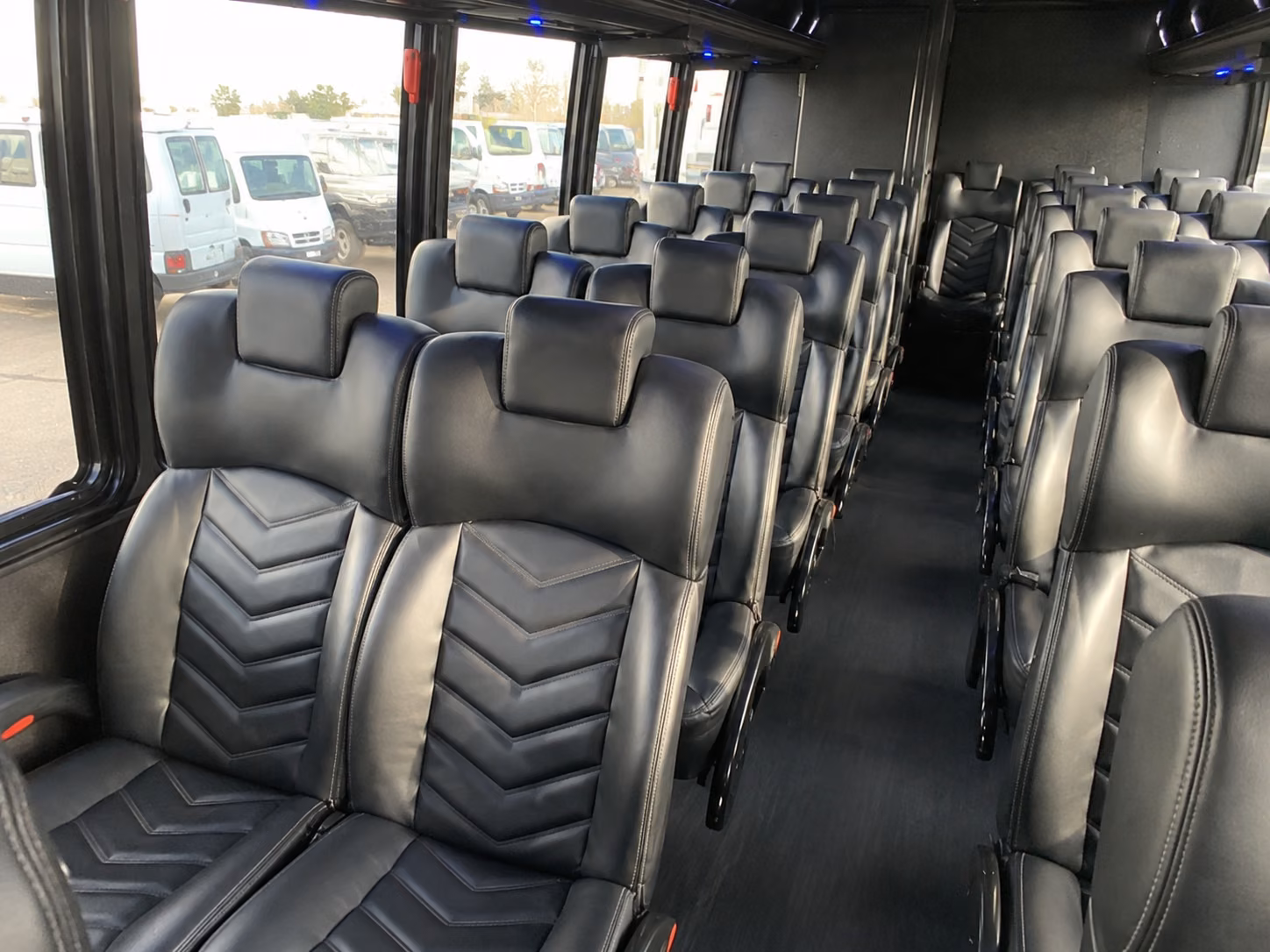 hillsboro 18 passenger minibus interior