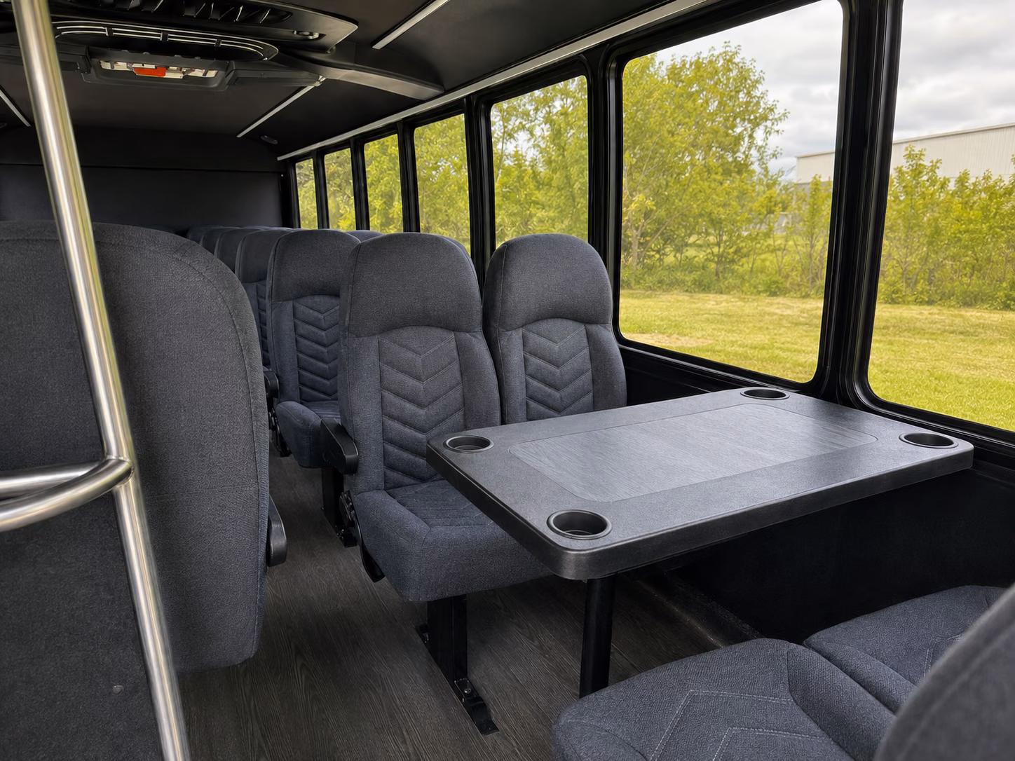 hillsboro 20 passenger minibus inside