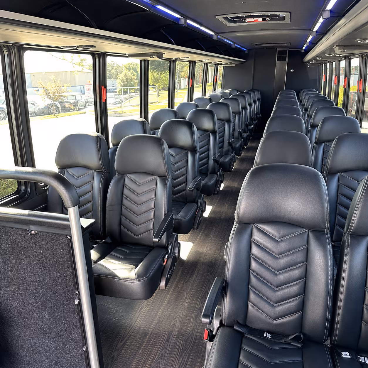 hillsboro 30 passenger minibus interior