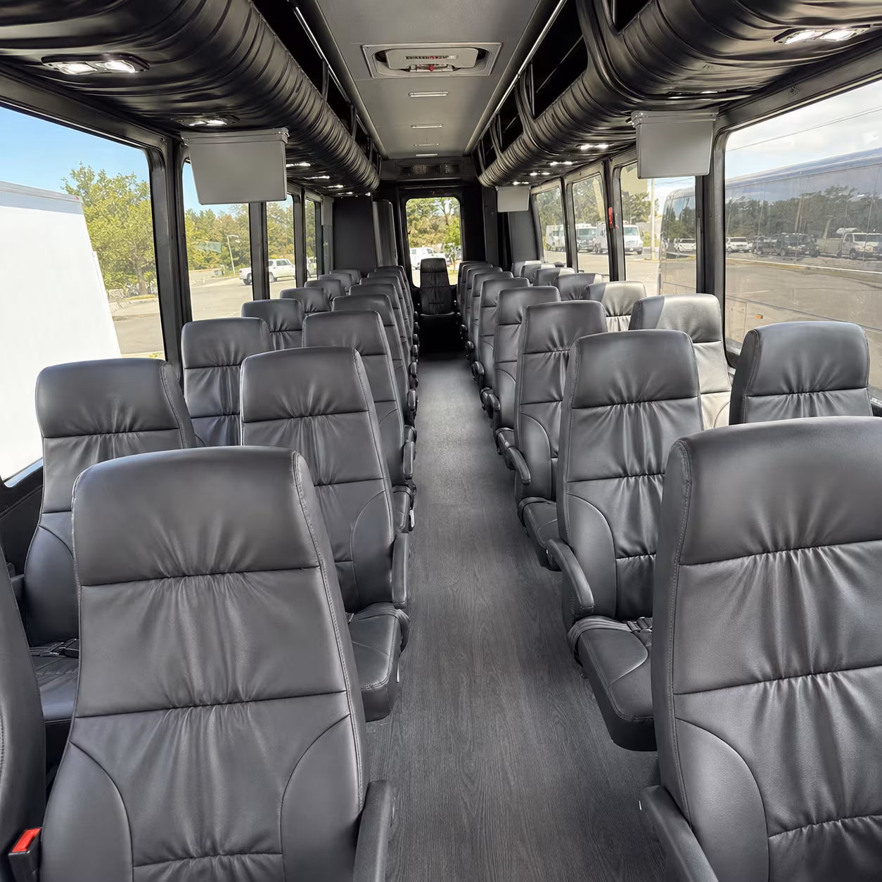 hillsboro 35 passenger minibus interior