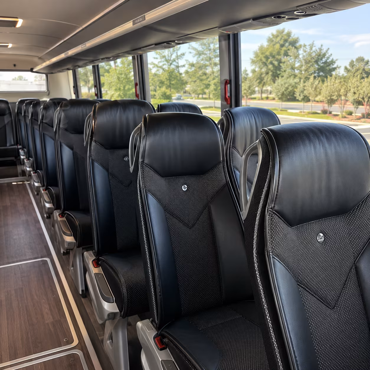 hillsboro 45 passenger charter bus interior