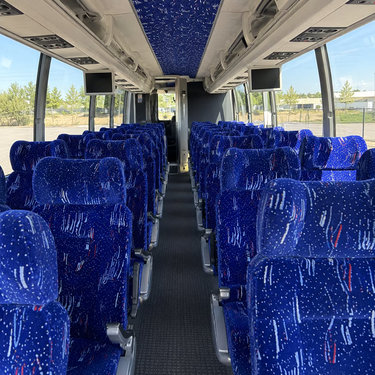 hillsboro 54 passenger charter bus interior