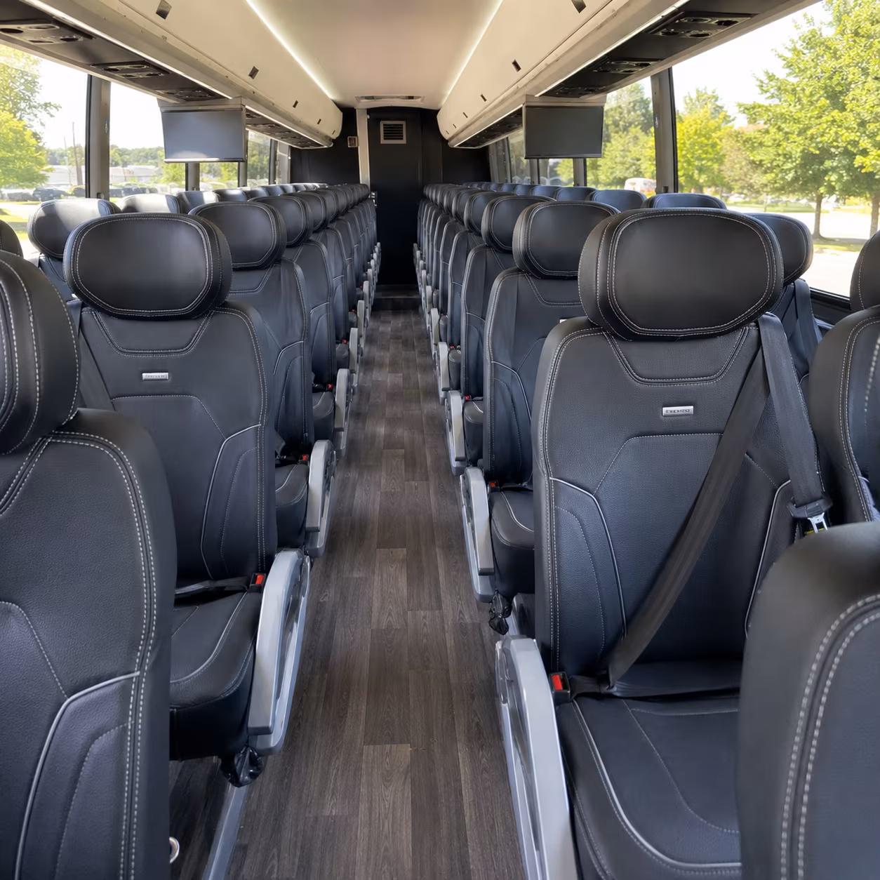 hillsboro charter bus inside