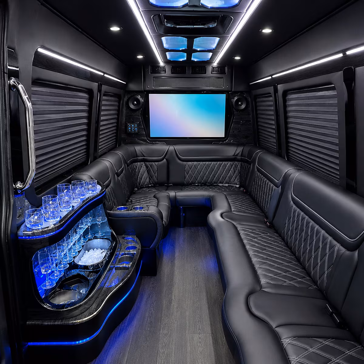 hillsboro party bus inside
